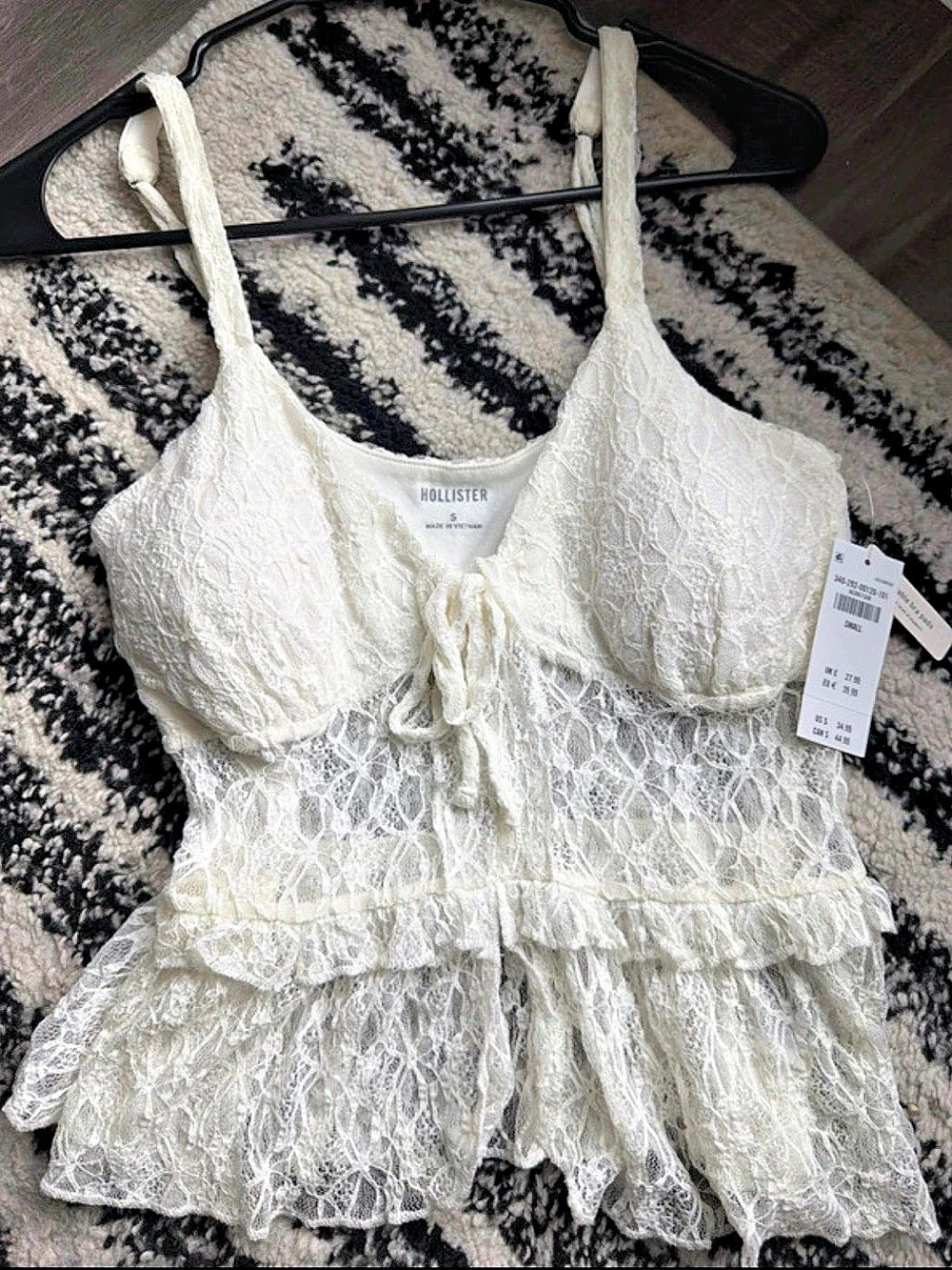 Hollister All-Over Lace Cami White Size Small